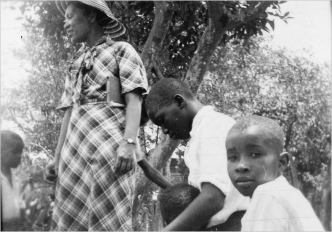 Zora Neale Hurston and Town of Eatonville community children